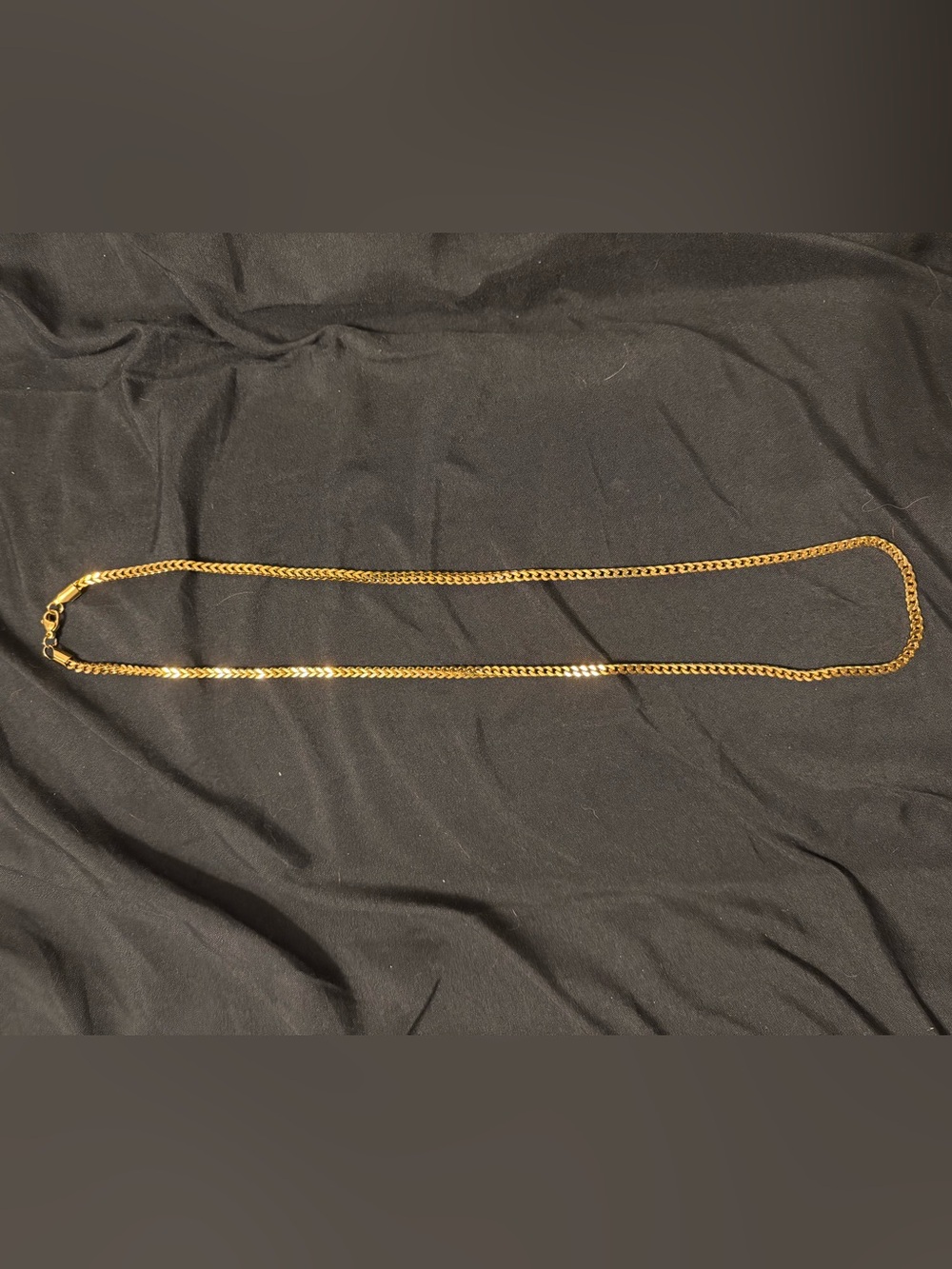 Gold plated stainless steel Franco istyle chain